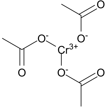 Chromium(III) acetate Chemische Struktur