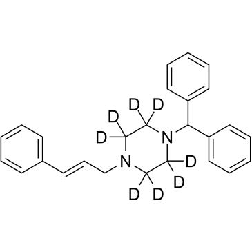 Cinnarizine D8 Chemische Struktur