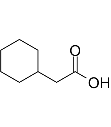 Cyclohexaneacetic acid Chemische Struktur