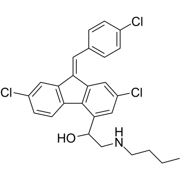 Desbutyl Lumefantrine Chemische Struktur
