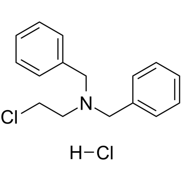 Dibenamine hydrochloride 化学構造