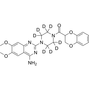 Doxazosin D8 Chemical Structure