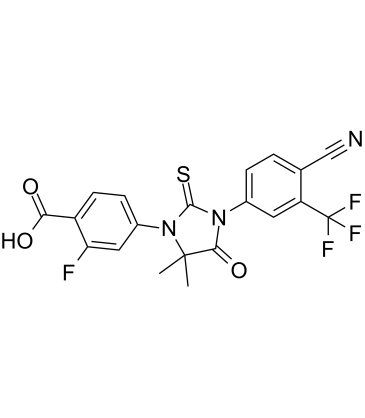 Enzalutamide carboxylic acid 化学構造