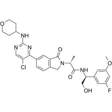 ERK1/2 inhibitor 2 التركيب الكيميائي