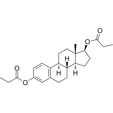 Estradiol dipropionate  Chemical Structure
