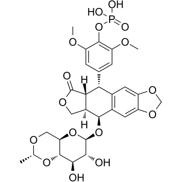Etoposide phosphate  Chemical Structure