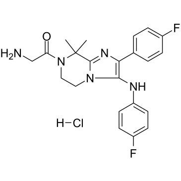 Ganaplacide hydrochloride 化学構造