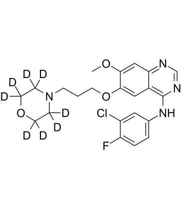 Gefitinib D8  Chemical Structure