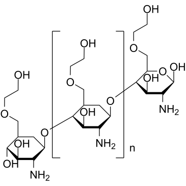 Glycol chitosan Chemische Struktur