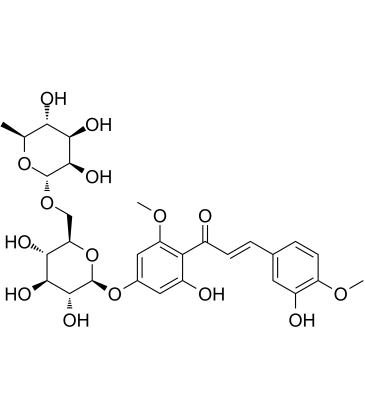 Hesperidin methylchalcone 化学構造