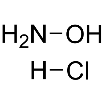 Hydroxyamine hydrochloride 化学構造