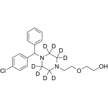 Hydroxyzine D8  Chemical Structure