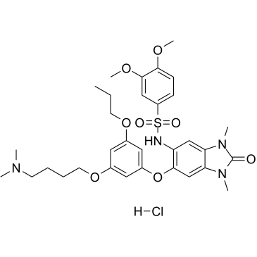 IACS-9571 hydrochloride 化学構造