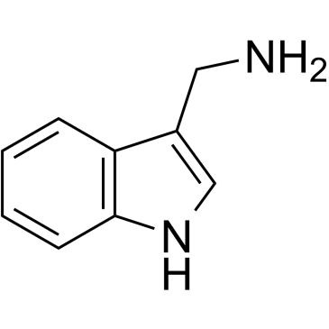 Indole-3-methanamine 化学構造