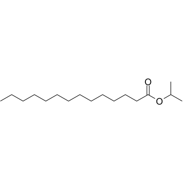 Isopropyl myristate 化学構造