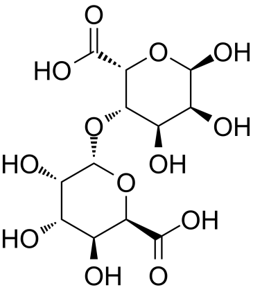 L-Diguluronic acid 化学構造