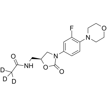 Linezolid D3 التركيب الكيميائي