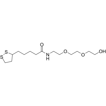Lipoamido-PEG2-OH التركيب الكيميائي