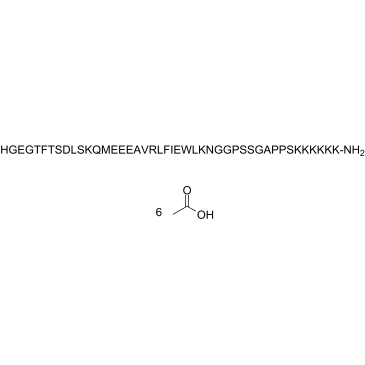 Lixisenatide acetate Chemical Structure