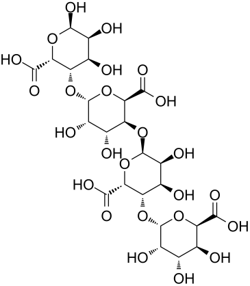 L-Tetraguluronic acid 化学構造