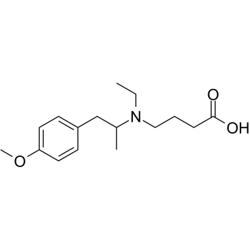 Mebeverine acid Chemische Struktur