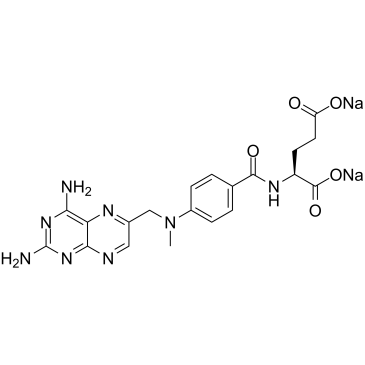 Methotrexate disodium  Chemical Structure