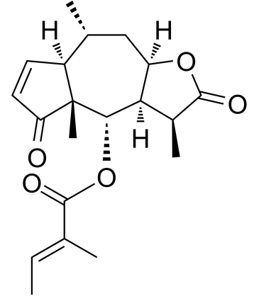 Microhelenin C 化学構造