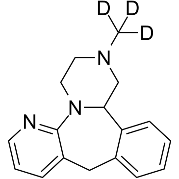 Mirtazapine D3 化学構造