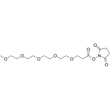 m-PEG5-NHS ester 化学構造