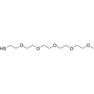 m-PEG5-SH Chemische Struktur