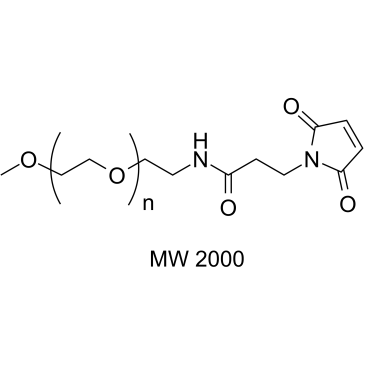 m-PEG-mal (MW 2000) 化学構造