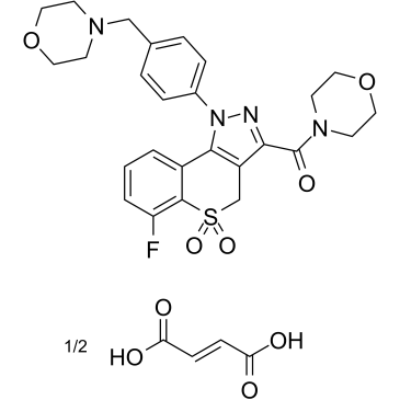 MSC2360844 hemifumarate Chemical Structure