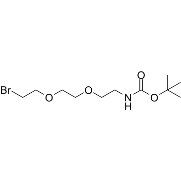 N-Boc-PEG3-bromide Chemische Struktur