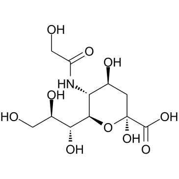 N-Glycolylneuraminic acid التركيب الكيميائي