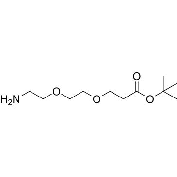 NH2-PEG2-C2-Boc Chemische Struktur