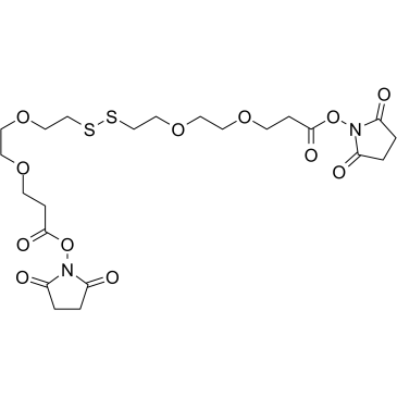 NHS-PEG2-SS-PEG2-NHS Chemische Struktur