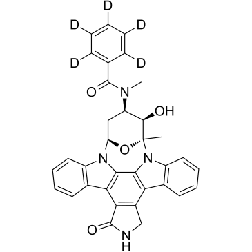O-Desmethyl Midostaurin-d5 Chemical Structure