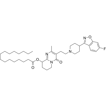 Paliperidone palmitate Chemische Struktur