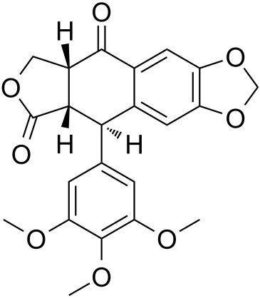 Picropodophyllone التركيب الكيميائي