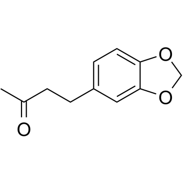 Piperonyl acetone 化学構造