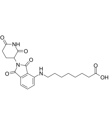 Pomalidomide-C7-COOH Chemical Structure