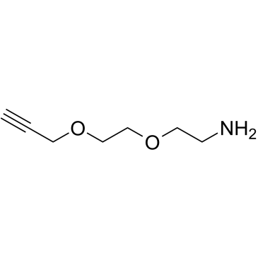 Propargyl-PEG2-amine التركيب الكيميائي