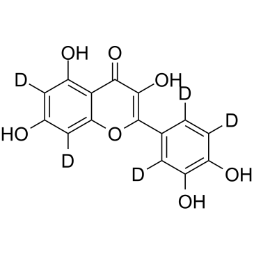 Quercetin D5  Chemical Structure