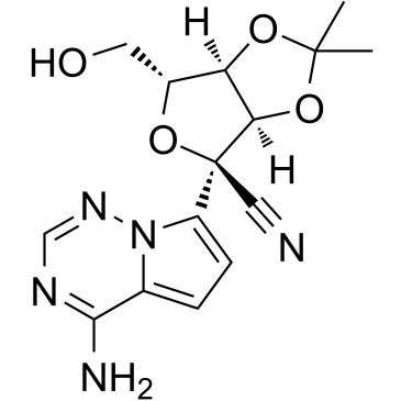 Remdesivir O-desphosphate acetonide impurity Chemische Struktur