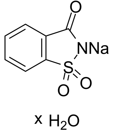 Saccharin sodium hydrate التركيب الكيميائي