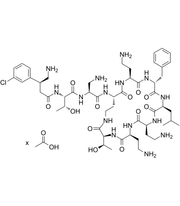 SPR206 acetate 化学構造