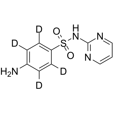 Sulfadiazine D4 Chemical Structure