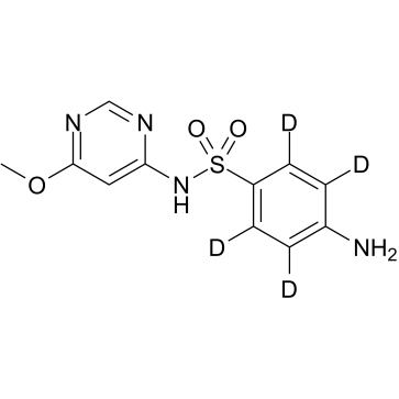 Sulfamonomethoxine D4 Chemical Structure