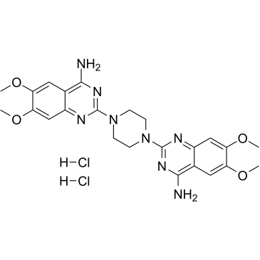 Terazosin dimer impurity dihydrochloride التركيب الكيميائي