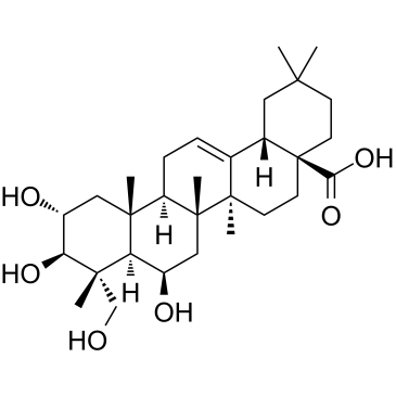 Terminolic acid Chemische Struktur
